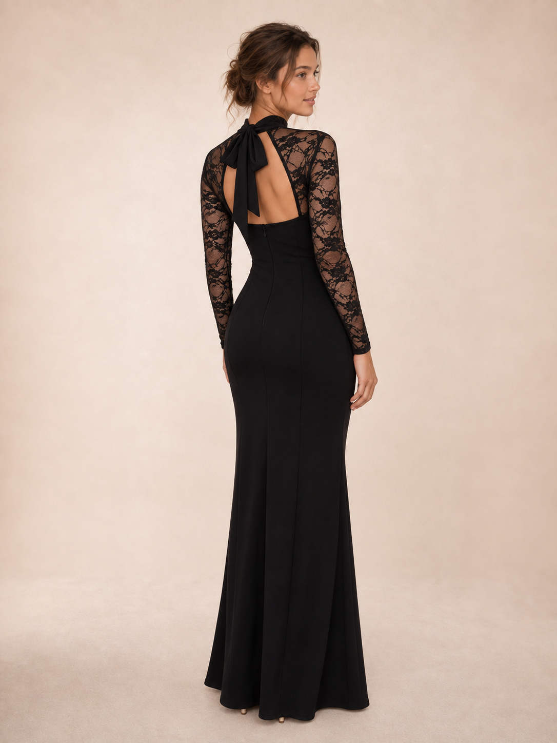 Elowen Lace Mermaid Maxi Dress